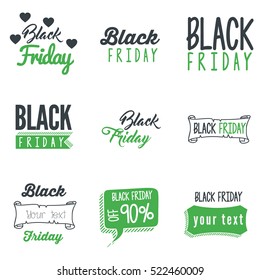 Black Friday Typography Design Template