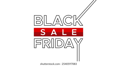 faixa de vendas ou design gráfico da black friday typography. Black Friday com design gráfico de etiqueta de vendas. Black Friday criativo logotipo design. Black Friday banner ou social media post design.