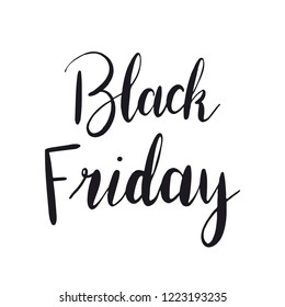 Black Friday typography style vector