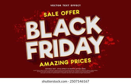 Black Friday vector banner with amazing prices