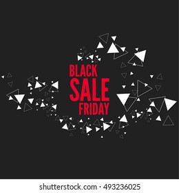 Black Friday vector banner, big sale.
