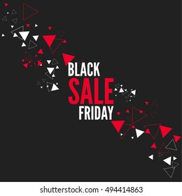 Black Friday vector banner, big sale.