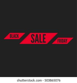 Black Friday vector banner, big sale.