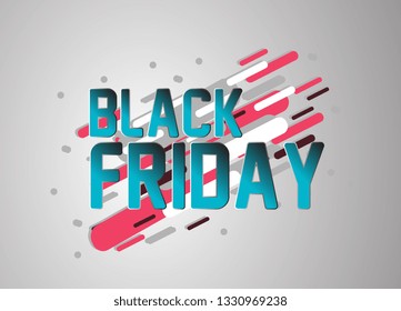 black friday, vector confetti, banner or poster for sport event.