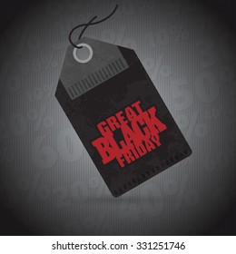 black friday vector cost coupon template for publicity sale imprint on warm reduction background holiday season black scene red massive market sign big enormous concept flag promotion worth value lett