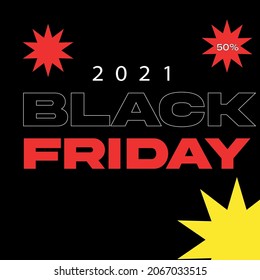 Black Friday vector day style 