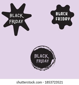 Black Friday Vector Design Abstract  Tag