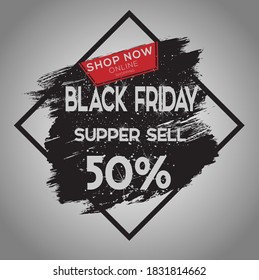 black friday vector design template.