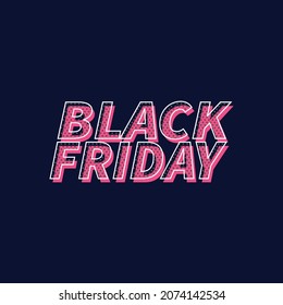 Black Friday vector design template 