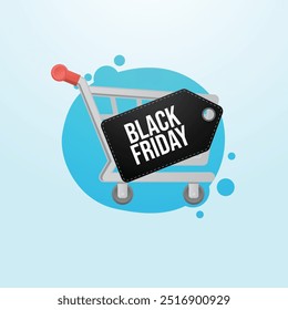 Black Friday vector design template good for celebration usage. Black Friday design. flat design. eps 10.