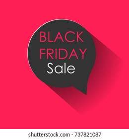 Black Friday vector icon illustration flat design