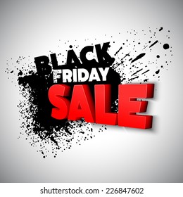 Black Friday. Vector illustration