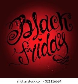 Black Friday. Vector illustration.