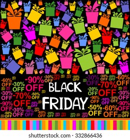 Black Friday. Vector Illustration