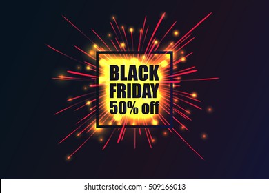 Black Friday. Vector illustration.