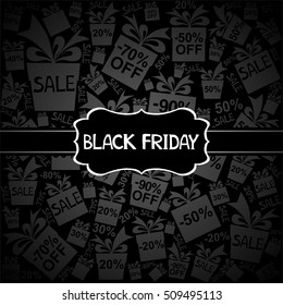 Black Friday. Vector Illustration