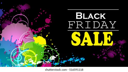 Black Friday. Vector illustration