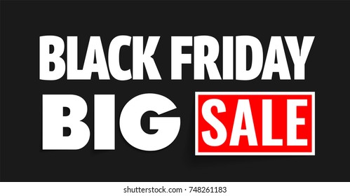 Black friday. Vector illustration. For flyers, invitation, posters, brochure, banners.