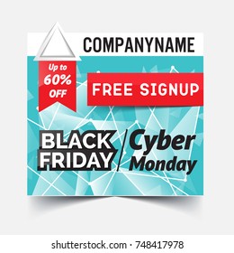 Black friday. Vector illustration. For flyers, invitation, posters, brochure, banners.