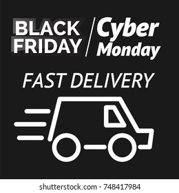Black friday. Vector illustration. For flyers, invitation, posters, brochure, banners.