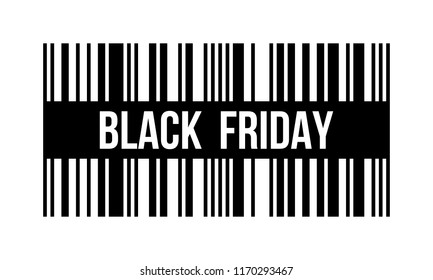 black friday, vector illustration on white background