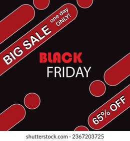 Black Friday vector illustration. It is suitable for card, banner, or poster