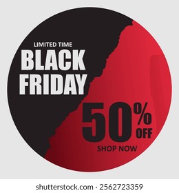 it is black friday vector illustration. it is suitable for card, banner, or poster