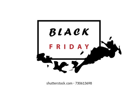 Black friday vector label for business promotion