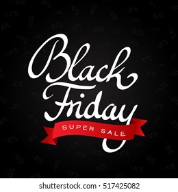 Black Friday vector poster banner 