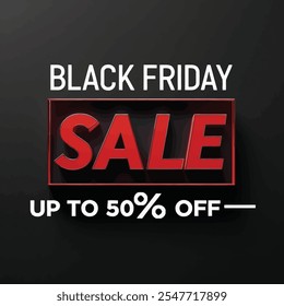 Black Friday Vector Style Typography