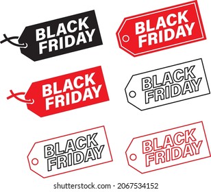 BLACK FRIDAY VECTOR TAGS COLLECTION