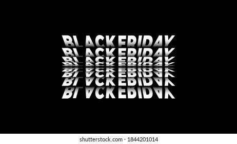 Black Friday Vector Text Flip Effect 