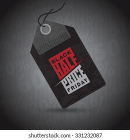 black friday vector worth coupon template for publicity transfer print on cool decrease scene holiday season black scene red large market mark huge gigantic concept flag purchase worth value letterhea