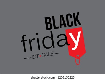 black friday vetorial logo tag