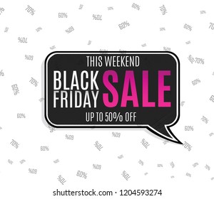 Black Friday. Web banner, logo, emblem and label. holiday sales on Friday.Vector abstract background texture design, bright poster, banner background.