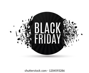 Black Friday. Web banner, logo, emblem and label. holiday sales on Friday.Vector abstract background texture design, bright poster, banner background.