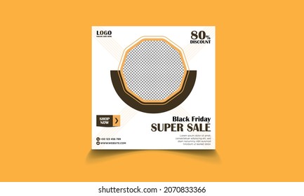 Black Friday Web Banner Social Media Design Template, social media post template,
sell banner, Vector illustration, Abstract banner design for ads, fashion sale, business banner