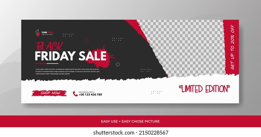Plantilla de banner web del viernes negro 