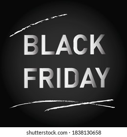 palabras de viernes negro en rojo y negro con un estilo diferente