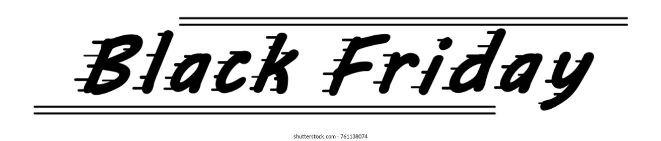 Black Fridday logotype for your shop. Black friday sale. Sale sticker.