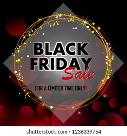 Black Fridya Sale for advertisement promotion background. Vector illustration