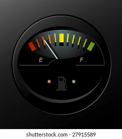 black fuel level