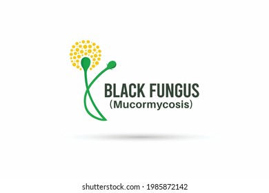 Black Fungus logo design or Black Fungus vector design