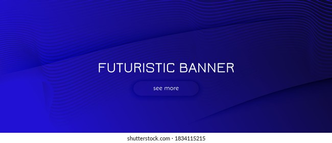 Fondo Futurista Negro. Cartel de Líneas Fluidas. Resumen de fondos de escritorio. Elementos mínimos de onda. Fondo Futurista Gráfico Dinámico. Flow Magazine. Patrón Profundo. Fondo Futurista.