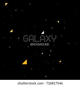 Black Galaxy Background