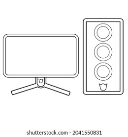Icono plano de juego negro para mi equipo