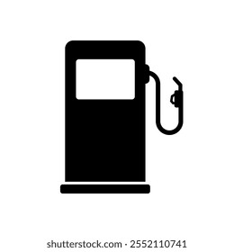 black gas station station icon