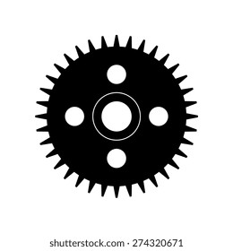 Black Gear Wheel