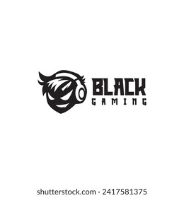 Black Geming Logo Design logo templates Games