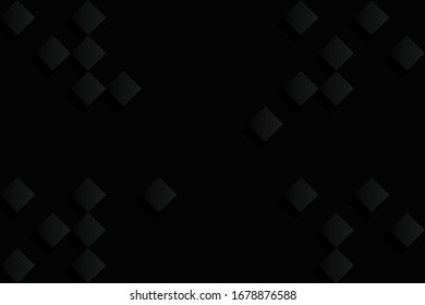 black geometric abstract background, modern backdrop